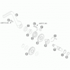 85 SX ENGINE Кик стартер