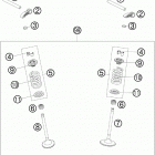 350 SX-F ENGINE Клапана
