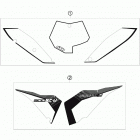 300 XC-W CHASSIS Наклейки