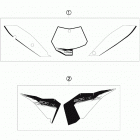 200 XC-W CHASSIS Наклейки