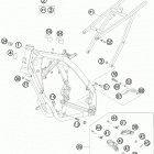 85 SX CHASSIS Рама