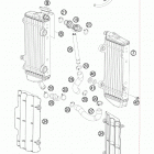 450 SX-F ENGINE Система охлаждения