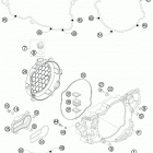 300 XC ENGINE Кожух сцепления