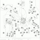 450 SX-F ENGINE Карбюратор