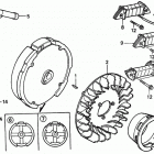 HS522 TA SNOW BLOWER, JPN, VIN# SAA-1000001 Flywheel + Ignition Coil