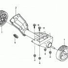 HS520 ASA SNOW BLOWER, USA, VIN# SZBG-6000001 Engine Bed + Wheel