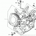 HS80K1 WAS SNOW BLOWER, JPN, VIN# SA1-1100001 Hs80 Cylinder K-k1