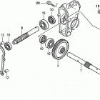 HS724 WA SNOW BLOWER, JPN, VIN# SZBE-1000001 TO SZBE-1029999 Auger Transmission