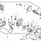 HS55K2 TA SNOW BLOWER, JPN, VIN# HS55K2-1200001 Starter Motor (2056820-)
