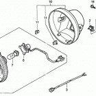 HS1132 TA-A SNOW BLOWER, JPN, VIN# SZBF-1010001 Фара