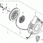HS828K1 TA-C SNOW BLOWER, JPN, VIN# SZAK-2120001 Recoil Starter (2)