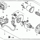 HS80K1 WAS SNOW BLOWER, JPN, VIN# SA1-1100001 Hs80 Starter Motor K-k1