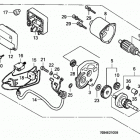 HS828 TAS SNOW BLOWER, JPN, VIN# SZAK-1000001 TO SZAK-1999999 Стартер