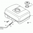 HS724 WA SNOW BLOWER, JPN, VIN# SZBE-1000001 TO SZBE-1029999 Топливный бак