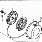 HS522 TA SNOW BLOWER, JPN, VIN# SAA-1000001 Recoil Starter (hs522)