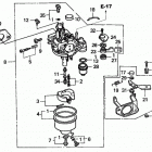 HS1132 TA-A SNOW BLOWER, JPN, VIN# SZBF-1010001 Карбюратор