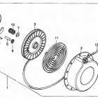HS624K1 TA-A SNOW BLOWER, JPN, VIN# SZAJ-2000001 TO SZAJ-2021945 Recoil Starter (1)