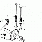 HS35 A SNOW BLOWER, JPN, VIN# HS35-1000001 Распределительный вал