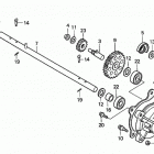 HS724 WA SNOW BLOWER, JPN, VIN# SZBE-1000001 TO SZBE-1029999 ЗАДНИЙ КАРТЕР ТРАНСМИССИИ