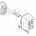HS520 ASA SNOW BLOWER, USA, VIN# SZBG-6000001 Глушитель
