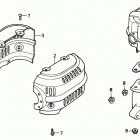 HS80K1 WAS SNOW BLOWER, JPN, VIN# SA1-1100001 Hs80 Muffler K-k1