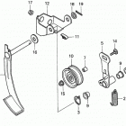 HS624K1 TA-A SNOW BLOWER, JPN, VIN# SZAJ-2000001 TO SZAJ-2021945 Tensioner Arm