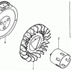 HS828K1 TA-C SNOW BLOWER, JPN, VIN# SZAK-2120001 Маховик