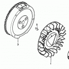 HS80K1 WAS SNOW BLOWER, JPN, VIN# SA1-1100001 Hs80 Flywheel K-k1