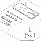 HS1132 TA-A SNOW BLOWER, JPN, VIN# SZBF-1010001 Инструмент