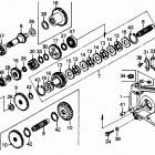 HS55K2 TA SNOW BLOWER, JPN, VIN# HS55K2-1200001 Sub-transmission Case