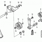 HS724 WA SNOW BLOWER, JPN, VIN# SZBE-1000001 TO SZBE-1029999 Tensioner Arm