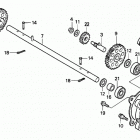 HS624K1 TA-A SNOW BLOWER, JPN, VIN# SZAJ-2000001 TO SZAJ-2021945 ЗАДНИЙ КАРТЕР ТРАНСМИССИИ