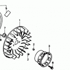 HS35 A SNOW BLOWER, JPN, VIN# HS35-1000001 Маховик