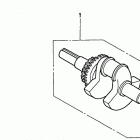 HS1132 TA-A SNOW BLOWER, JPN, VIN# SZBF-1010001 Коленвал