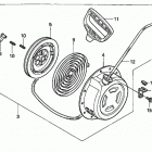 HS621 A-E SNOW BLOWER, JPN, VIN# SZAN-1130379 Recoil Starter (2)