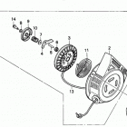 HS828 TAS SNOW BLOWER, JPN, VIN# SZAK-1000001 TO SZAK-1999999 Recoil Starter (1)