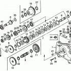 HS80K1 WAS SNOW BLOWER, JPN, VIN# SA1-1100001 Трансмиссия