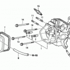 HS828K1 TA-C SNOW BLOWER, JPN, VIN# SZAK-2120001 Головка цилиндра