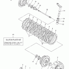 WR450F WR450FA Сцепление