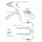 KFX700 (KSV700-B1) Decals(b1)