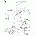Mule 600 (KAF400-BBF) Передний ящик