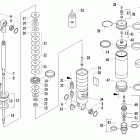 Sno Pro 600 Задняя подвеска задний амортизатор  (prusg / prosg...