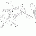 Sno Pro 500 Задняя подвеска , амортизатор