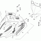 Sno Pro 600 Лобовое стекло в сборе (ccusg / ccosg)