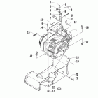 Sno Pro 120 Опора двигателя и вариатор