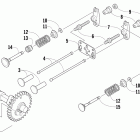 Sno Pro 120 Распред вал и клапана