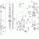 Sno Pro 600 Задняя подвеска задний амортизатор (ccusg / ccosg)