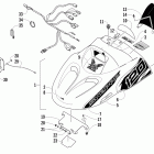Sno Pro 120 Капот, фара и  ветровое  стекло