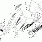 Bearcat Z1 XT LTD Капот,ветровое стекло и бампер