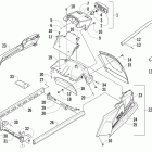TZ1 Задний бампер, брызговик  (tousw)